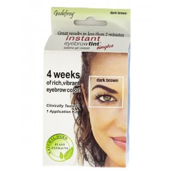 Godefroy Instant Eyebrow Tint 1 Application Kit Dark Brown 