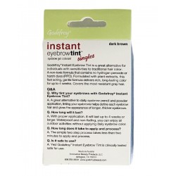Godefroy Instant Eyebrow Tint 1 Application Kit Dark Brown Godefroy Instant Eyebrow Tint 1 Application Kit Dark Brown