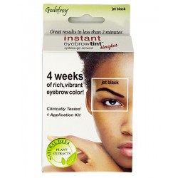 Godefroy Instant Eyebrow Tint 1 Application Kit Jet Black 