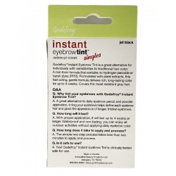 Godefroy Instant Eyebrow Tint 1 Application Kit Jet Black Godefroy Instant Eyebrow Tint 1 Application Kit Jet Black