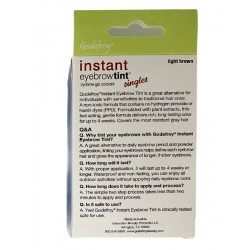 Godefroy Instant Eyebrow Tint 1 Application Kit Light Brown Godefroy Instant Eyebrow Tint 1 Application Kit Light Brown
