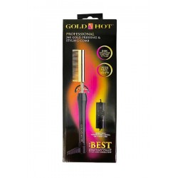 Gold N Hot Electrical Straightening Comb Pressing Comb Straight Teeth With Adjustable Temperature Control Gold N Hot Electrical Straightening Comb Pressing Comb Straight Teeth With Adjustable Temperature Control
