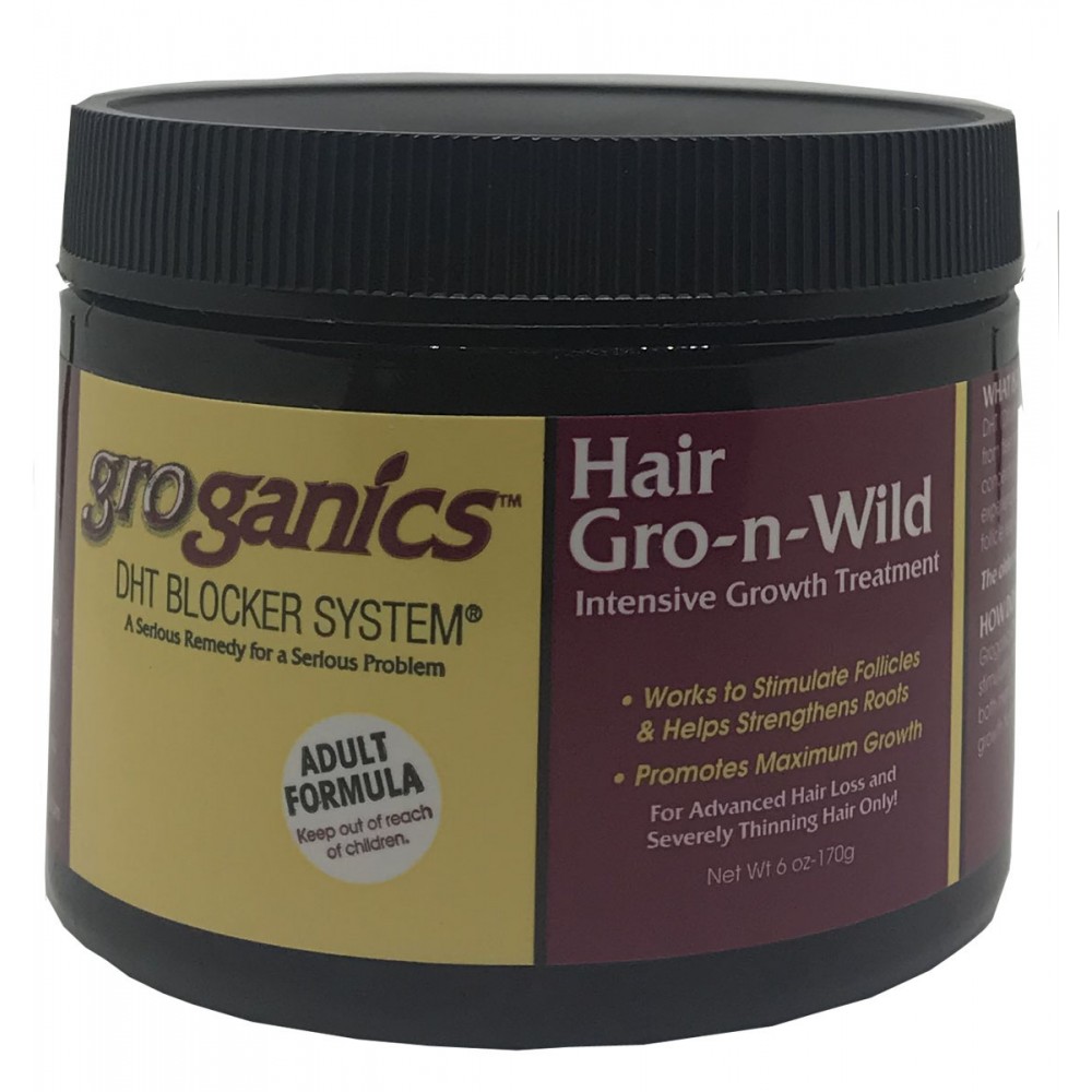 Groganics Hair Gro N Wild 6 Oz