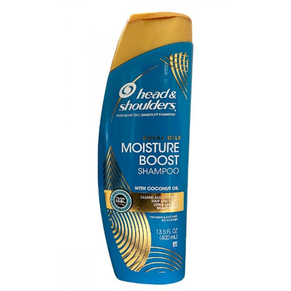 Head & Shoulders Moisture Boost Shampoo With Coconut Oil 13 Oz