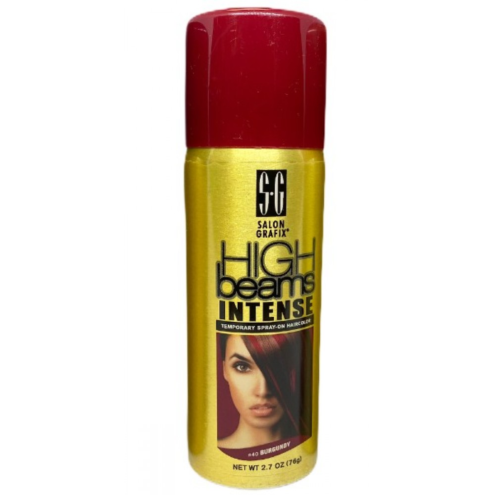 Salon Grafix High Beams Intense Temporary Spray On Hair Color #40 Burgundy