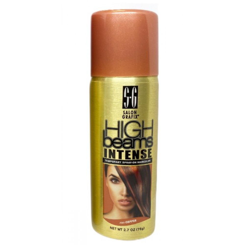 Salon Grafix High Beams Intense Temporary Spray On Hair Color #80 Copper