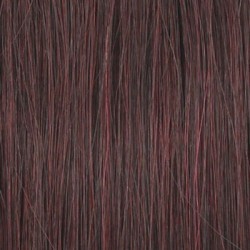 14" clip in - 7pcs synthetic hair extension name - dark wine/red (99j/red) 
