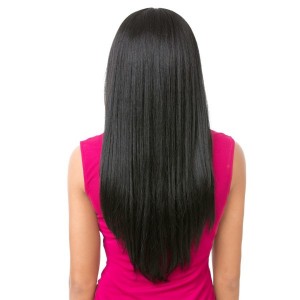 Its A Wig 100% Human Hair Premium Mix Lace Front Wig Bundle Straight