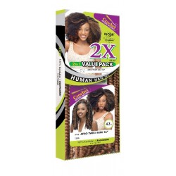 Janet Collection Noir Synthetic Hair Crochet Braid Afro Twist Bulk 26"