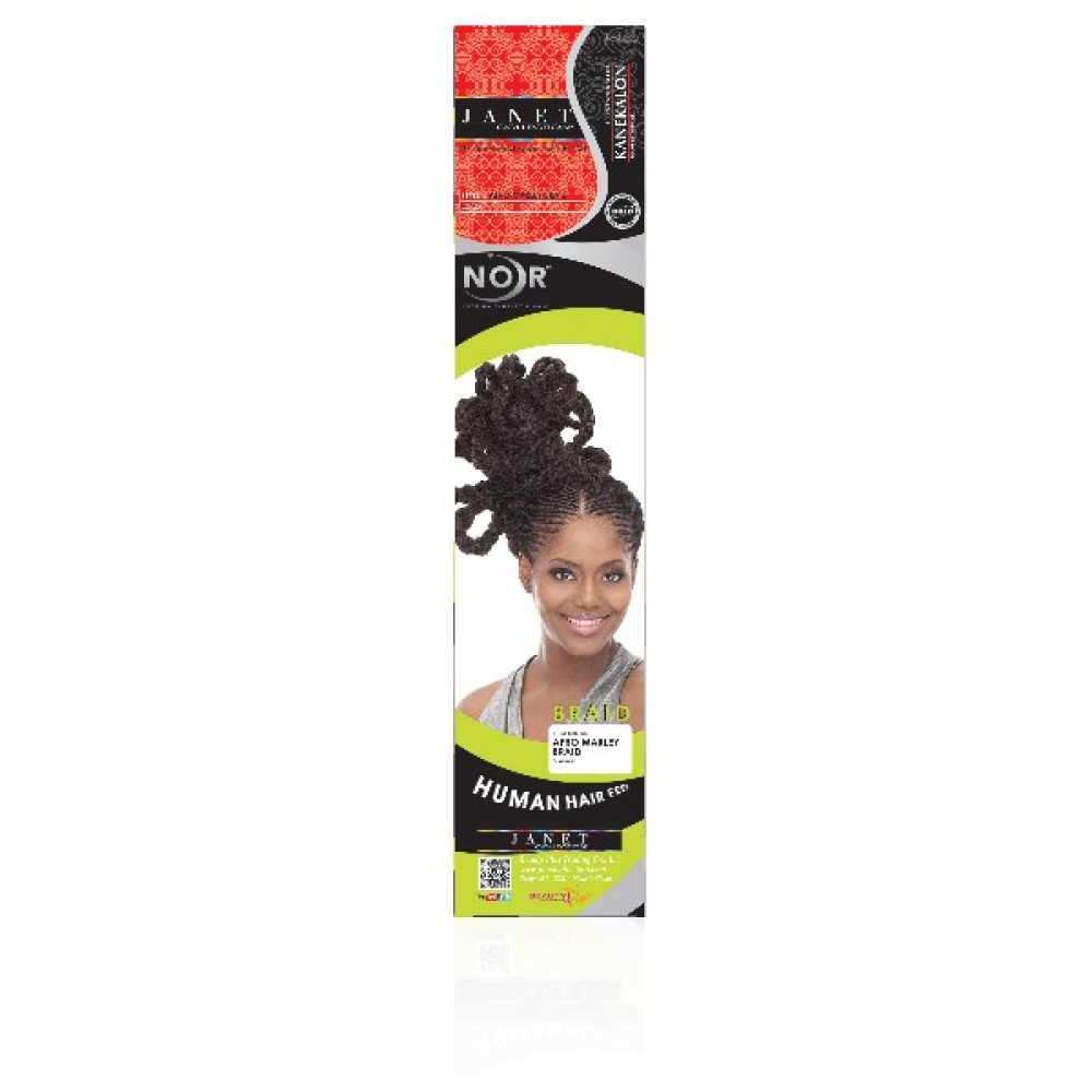 Janet Collection Noir Synthetic Hair Crochet Braid Afro Twist Braid