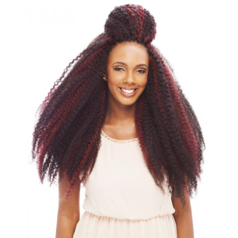 Janet Collection Noir Synthetic Hair Crochet Braid Afro Twist Braid