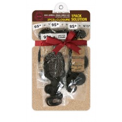 Janet Collection Aliba 100% Unprocessed Brazilian Virgin Remy Human Hair Weave 3 Pcs Body Wave