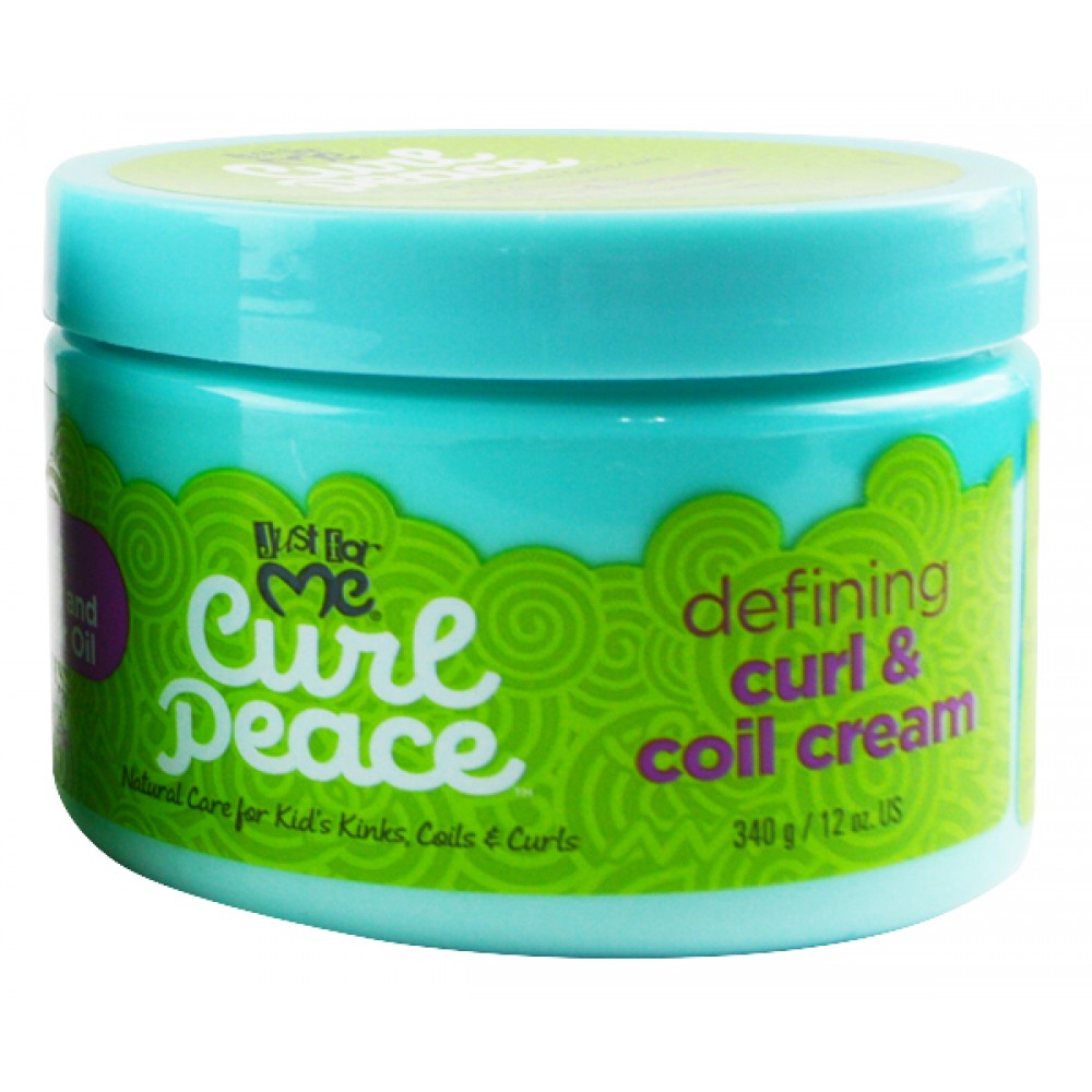 Just For Me Curl Peace Defining Curl And Coil Cream 12 Oz