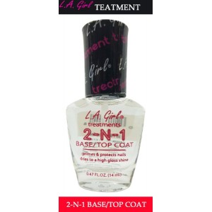 L A Girl Treatment 2 N 1 Base And Top Coat Gnt44 L A Girl Treatment 2 N 1 Base And Top Coat Gnt44