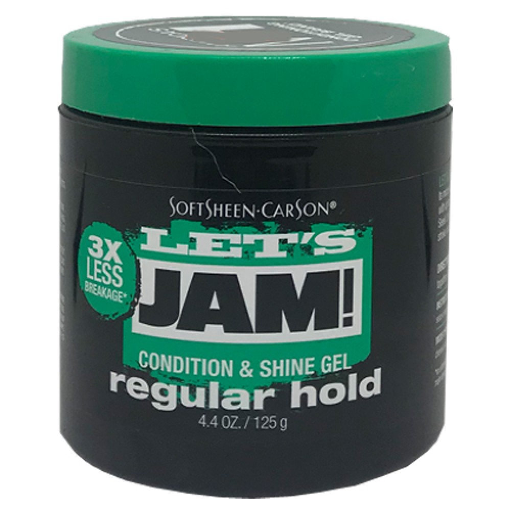Softsheen Carson Lets Jam Condition And Shine Gel Regular Hold 4.4 Oz