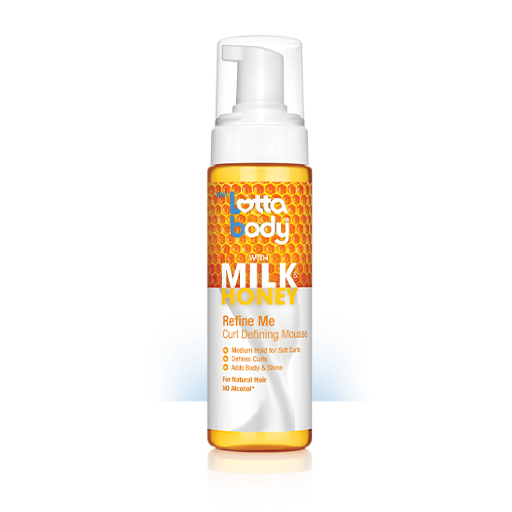 Lottabody With Milk & Honey Refine  Me Curl Defining Mousse 7 Oz