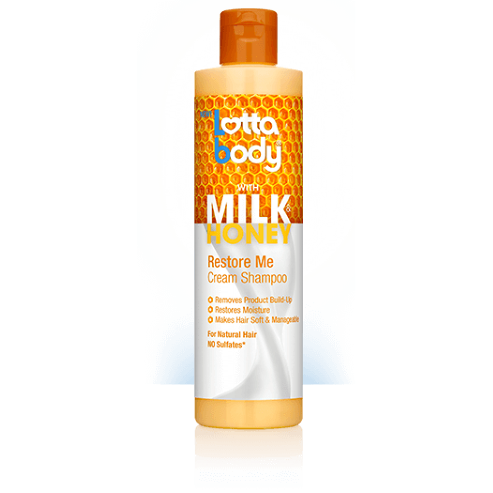 Lottabody With Milk & Honey Restore Me Cream Shampoo 10.1 Oz