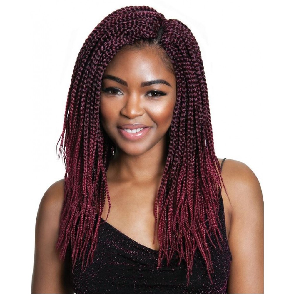 Mane Concept Afri Synthetic Hair Crochet Braid Loop 3x Box Braids Pre Stretched 14