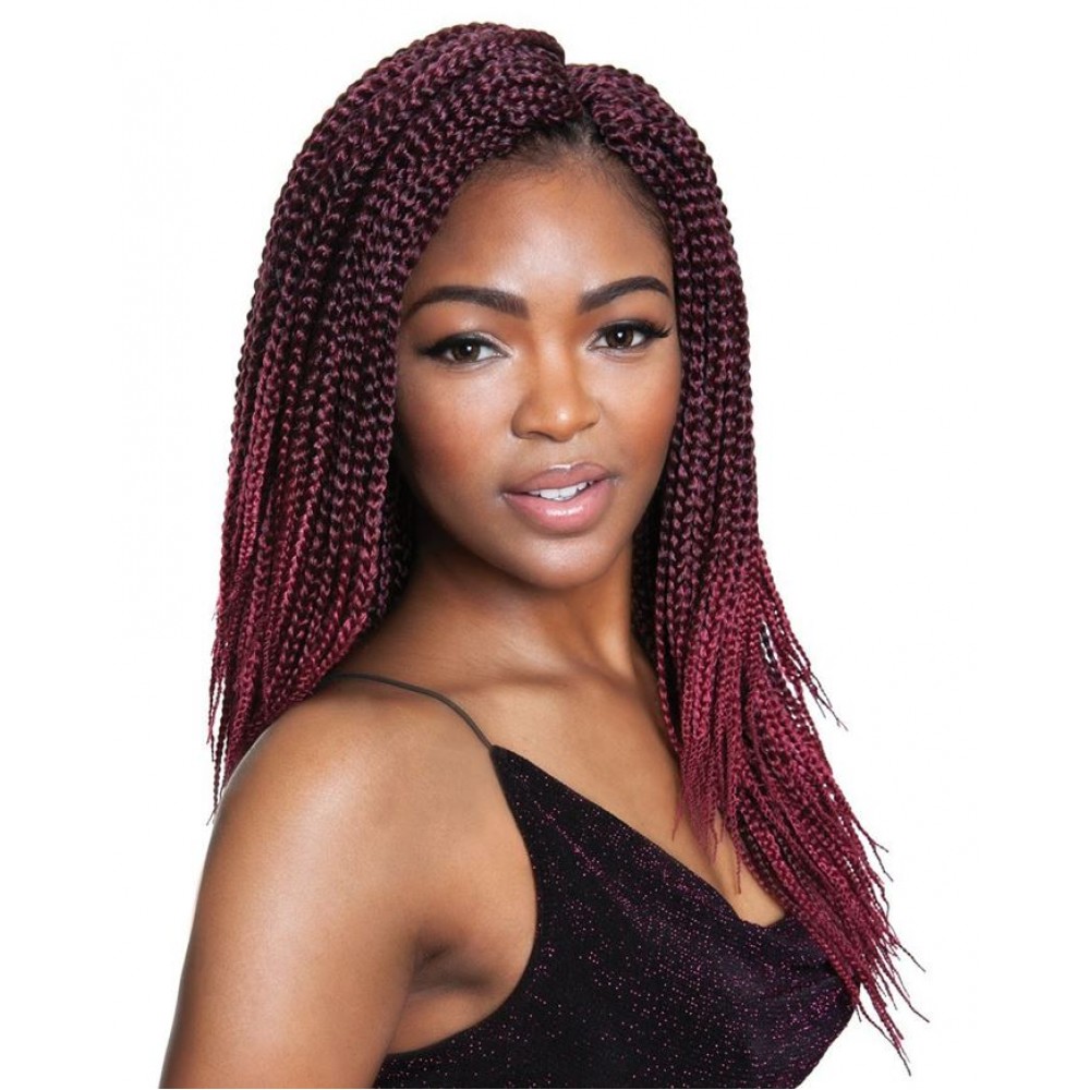 Mane Concept Afri Synthetic Hair Crochet Braid Loop 3x Box Braids Pre Stretched 14