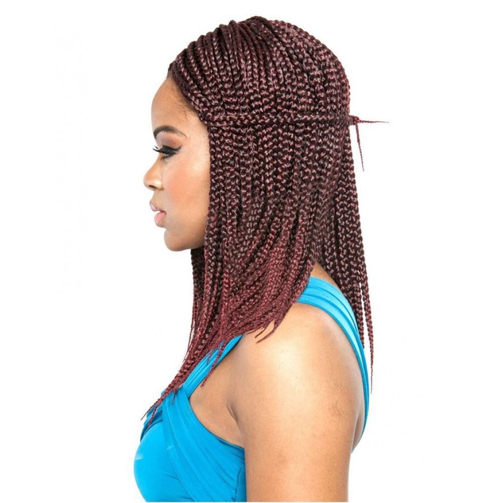 Mane Concept Afri Synthetic Hair Crochet Braid Loop 3x Jumbo Box Braid 14