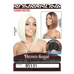 Mane Concept Brown Sugar Human Hair Stylemix Full Wig Bs131