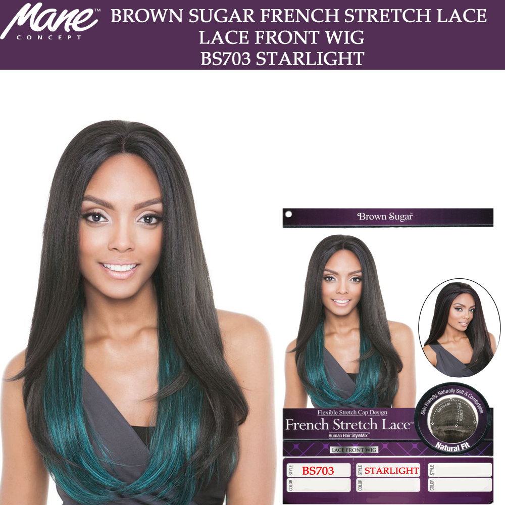Mane Concept Brown Sugar French Stretch Lace Human Hair Stylemix Lace Front Wig Bs703 Starlight Mane Concept Brown Sugar French Stretch Lace Human Hair Stylemix Lace Front Wig Bs703 Starlight