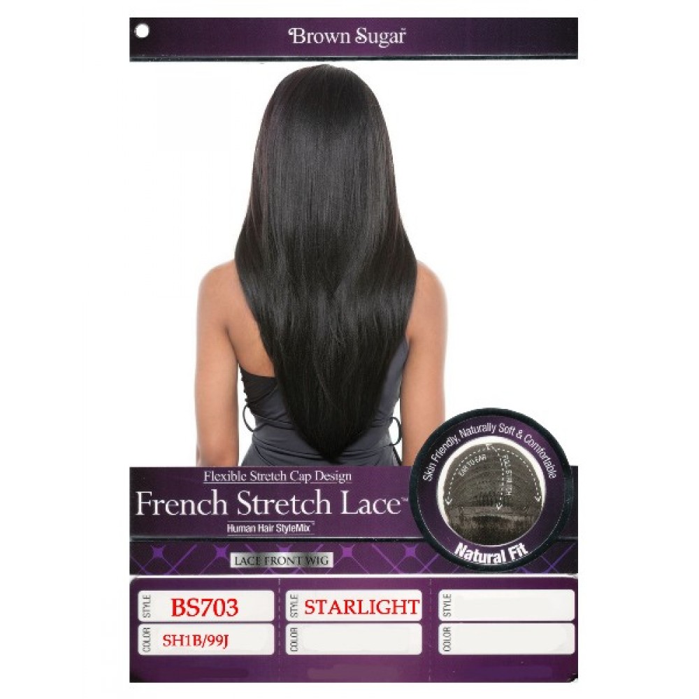Mane Concept Brown Sugar French Stretch Lace Human Hair Stylemix Lace Front Wig Bs703 Starlight Mane Concept Brown Sugar French Stretch Lace Human Hair Stylemix Lace Front Wig Bs703 Starlight