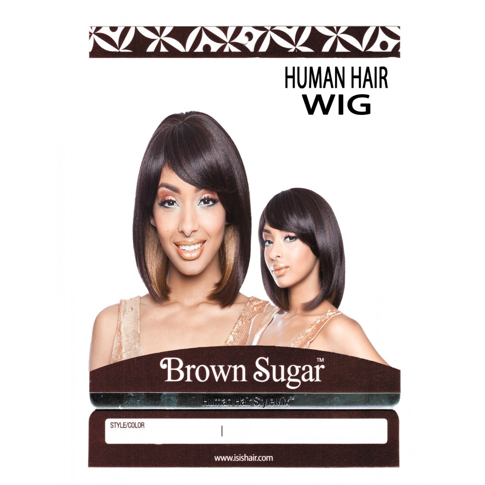 Brown Sugar Human Hair Stylemix Full Wig Bs105 Brown Sugar Human Hair Stylemix Full Wig Bs105