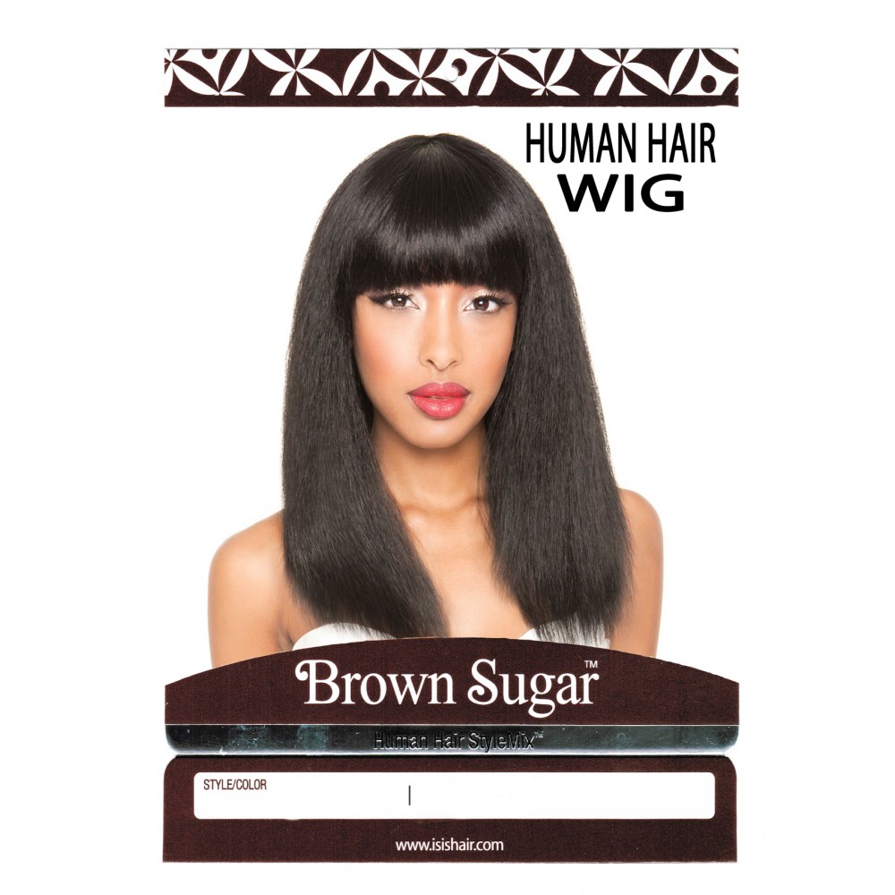 Brown Sugar Human Hair Stylemix Full Wig Bs109