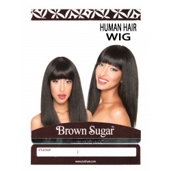 Brown Sugar Human Hair Stylemix Full Wig Bs109 Brown Sugar Human Hair Stylemix Full Wig Bs109