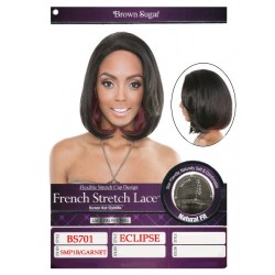 Mane Concept Brown Sugar French Stretch Lace Human Hair Stylemix Lace Front Wig Bs701 Eclipse Mane Concept Brown Sugar French Stretch Lace Human Hair Stylemix Lace Front Wig Bs701 Eclipse