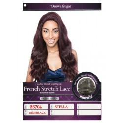 Mane Concept Brown Sugar French Stretch Lace Human Hair Stylemix Lace Front Wig Bs704 Stella Mane Concept Brown Sugar French Stretch Lace Human Hair Stylemix Lace Front Wig Bs704 Stella