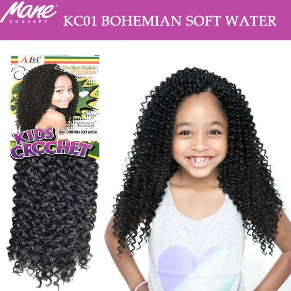 Mane Concept Afri Synthetic Hair Crochet Braid Kc001 Bohemian Soft Water