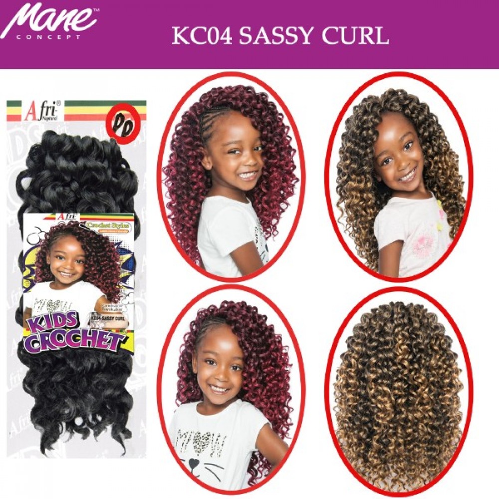 Mane Concept Afri Synthetic Hair Crochet Braid Kc04 Sassy Curl