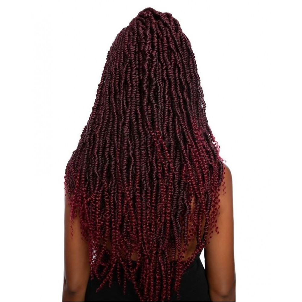 Mane Concept Afri Synthetic Hair Crochet Braid Loop 2x Pre Stretched Passion Grande Nomadik Twist 18