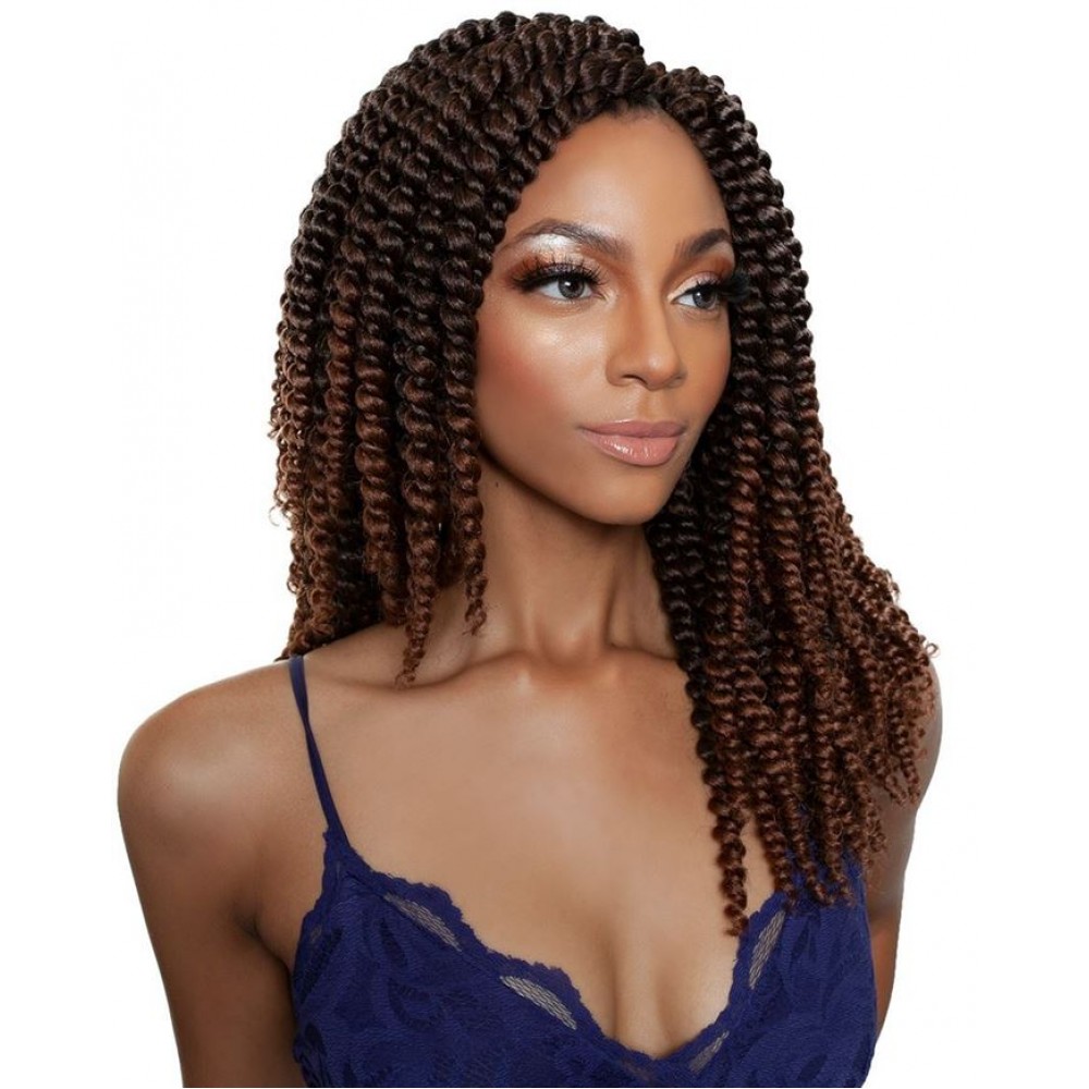 Mane Concept Afri Synthetic Hair Crochet Braid Loop 2x Pre Stretched Juicy Twist 12