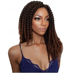 Mane Concept Afri Synthetic Hair Crochet Braid Loop 2x Pre Stretched Juicy Twist 12" Mane Concept Afri Synthetic Hair Crochet Braid Loop 2x Pre Stretched Juicy Twist 12"