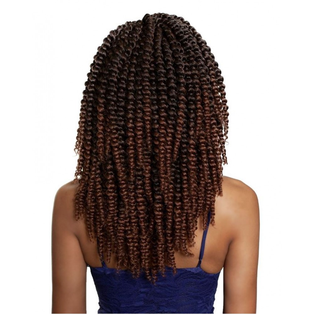 Mane Concept Afri Synthetic Hair Crochet Braid Loop 2x Pre Stretched Juicy Twist 12