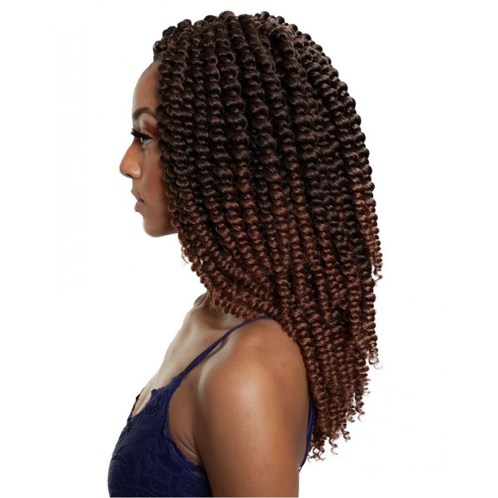 Mane Concept Afri Synthetic Hair Crochet Braid Loop 2x Pre Stretched Juicy Twist 12