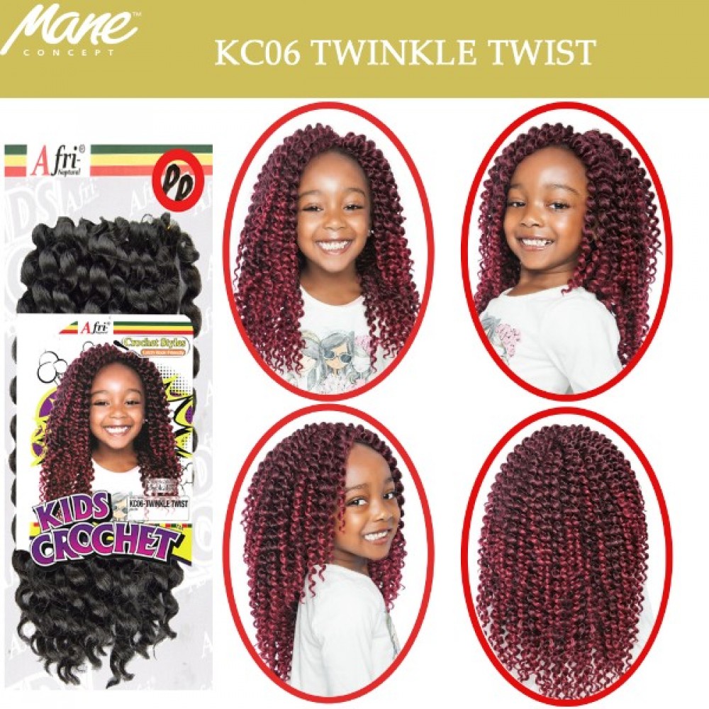 Mane Concept Afri Synthetic Hair Crochet Braid Kc06 Twinkle Twist