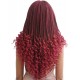 Mane Concept Afri Synthetic Hair Crochet Braid Loop 3x Box Braid Curly End 18