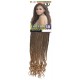 Mane Concept Afri Synthetic Hair Crochet Braid Loop Curly Ends Box Braid 18