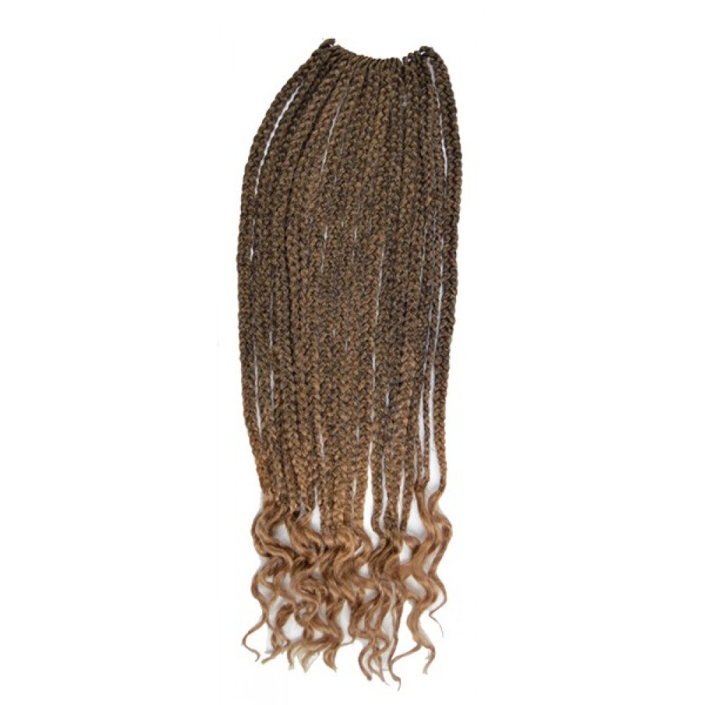 Mane Concept Afri Synthetic Hair Crochet Braid Loop Curly Ends Box Braid 18