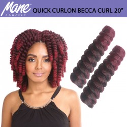 Mane Concept Afri Synthetic Hair Crochet Braid Loop Quick Curlon Becca Curl 20" Mane Concept Afri Synthetic Hair Crochet Braid Loop Quick Curlon Becca Curl 20"