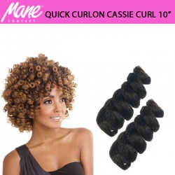 Mane Concept Afri Synthetic Hair Crochet Braid Loop Quick Curlon Cassie Curl 10"