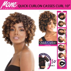 Mane Concept Afri Synthetic Hair Crochet Braid Loop Quick Curlon Cassie Curl 10"