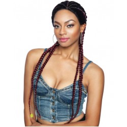 Ebo Premium Synthetic Ghana Braid Lace Front Wig 28" Ebo Premium Synthetic Ghana Braid Lace Front Wig 28"