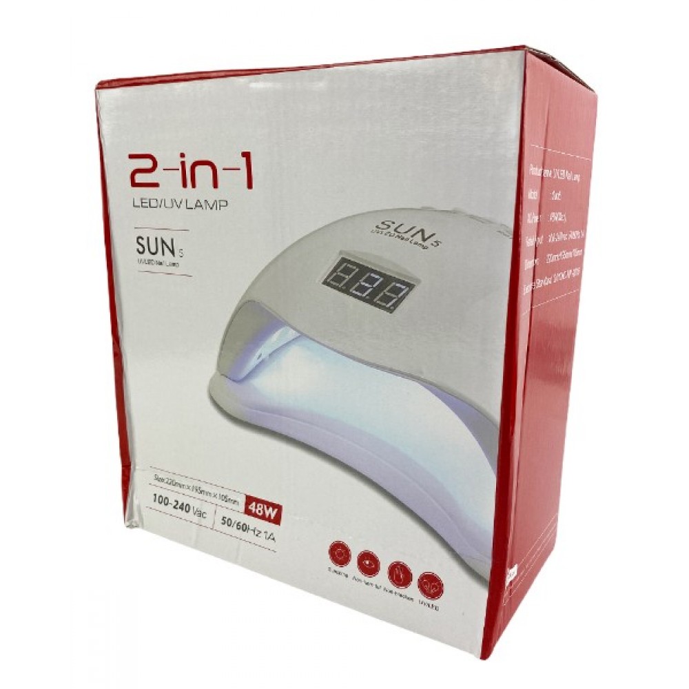 Ebo Led Uv Nail Lamp 48w 24 Led Professional Nail Dryer Uv Led Nail Lamp With 4 Timer Setting