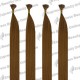 18 fusion-i tip- 140pcs 100% human hair extensions - ash brown (8) - straight