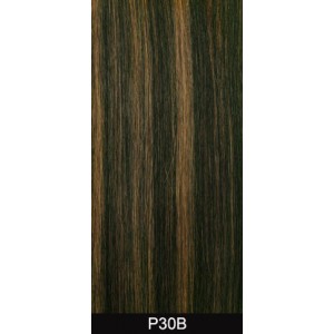 10" clip in - 10pcs 100%  human hair extensions -straight-auburn (30b)